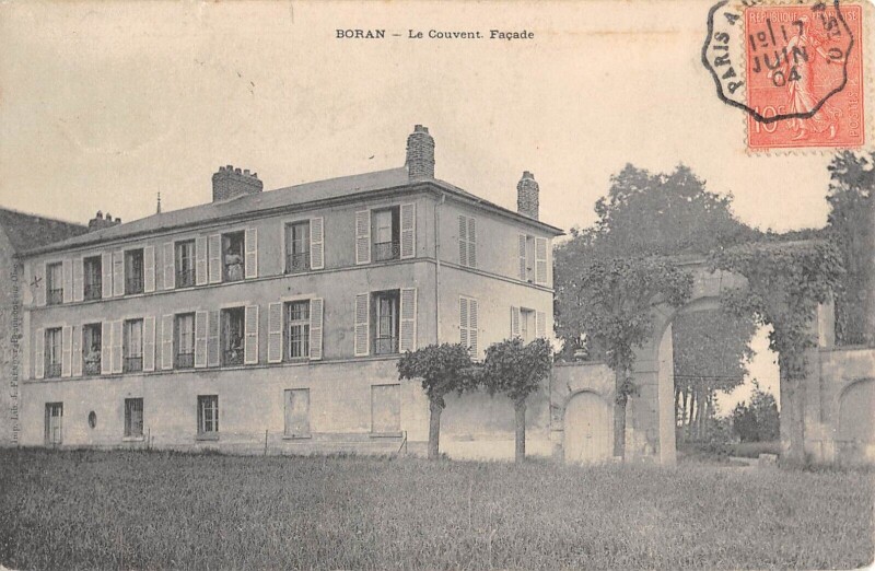 Carte postale ancienne Boran - Le Couvent - Facade