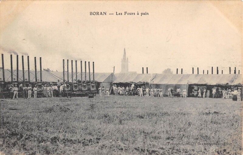 Carte postale ancienne Boran - Les Fours A Pain