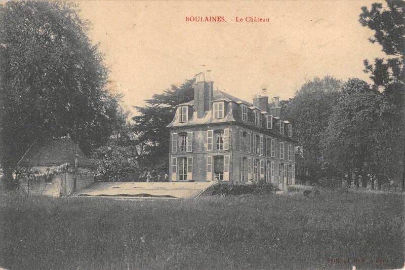 Carte postale ancienne Boulaines - Le Chateau