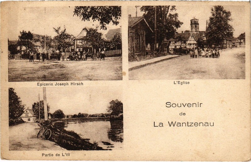 Carte postale ancienne Souvenir de La Wantzenau à La Wantzenau