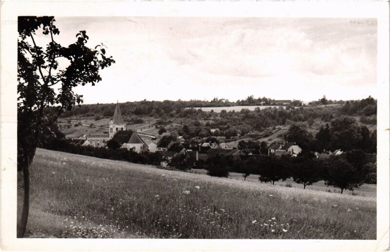 Carte postale ancienne Cunfin vue générale à Cunfin