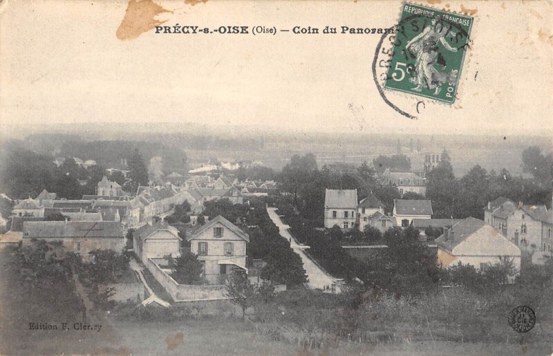 Carte postale ancienne Precy Sur Oise - Coin Du Panorama