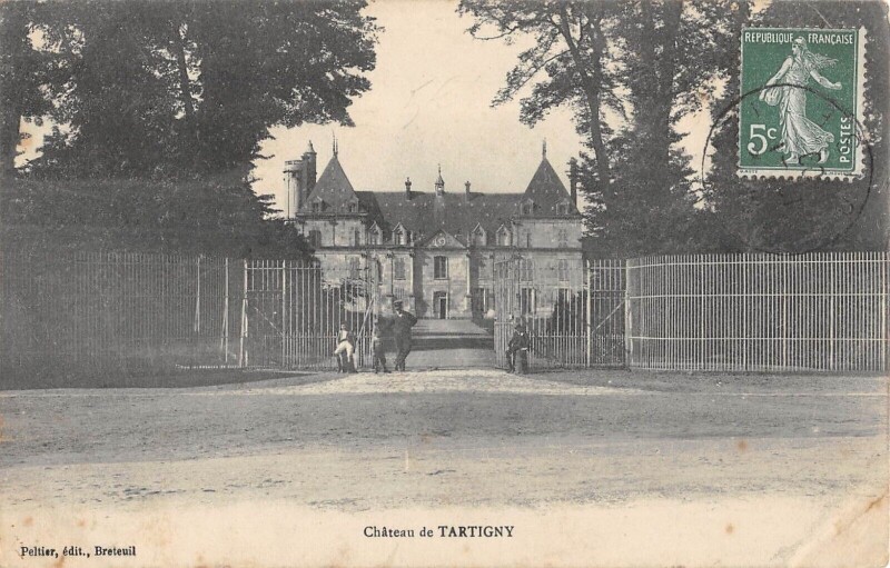 Carte postale ancienne Chateau De Tartigny à Tartigny