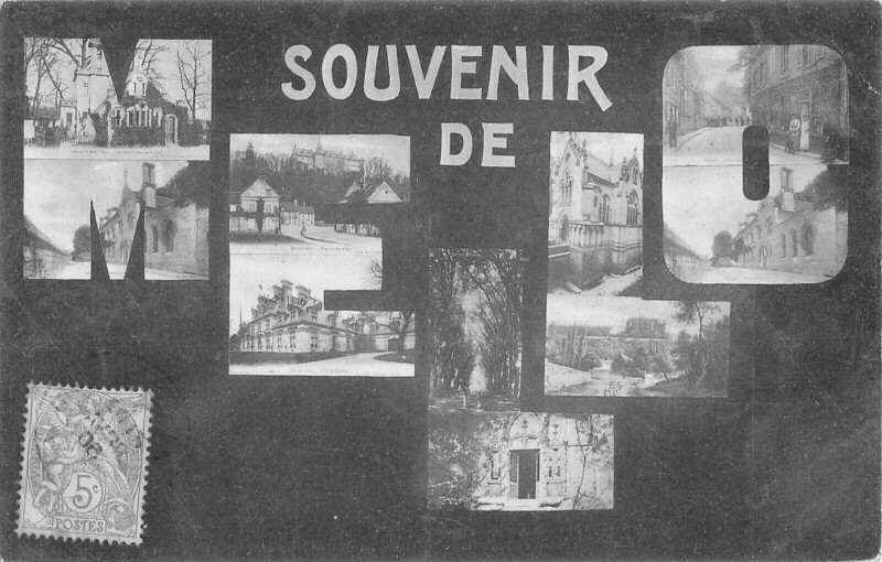 Carte postale ancienne Souvenir De Mello à Mello