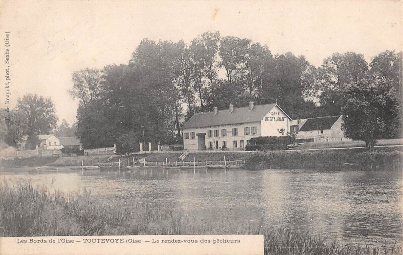 Carte postale ancienne Toutevoye - Rendez Vous Des Pecheurs