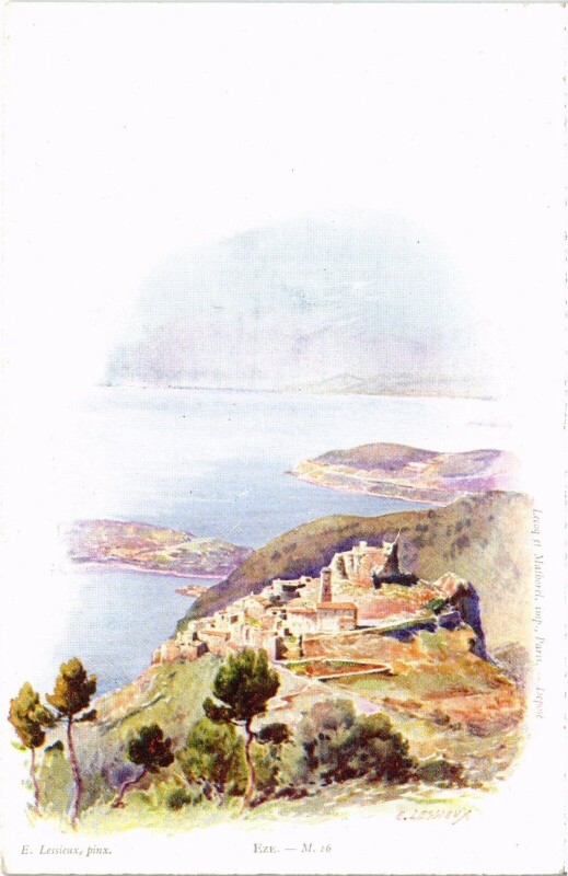 Carte postale ancienne Eze