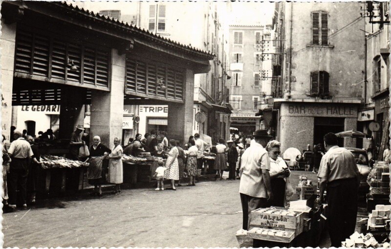 Carte postale ancienne Toulon Poisonnerie à Toulon