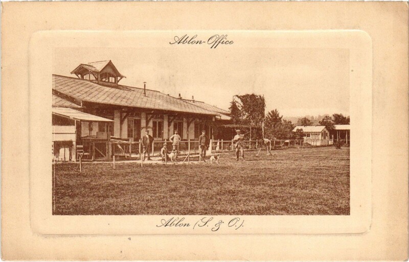 Carte postale ancienne Ablon Office