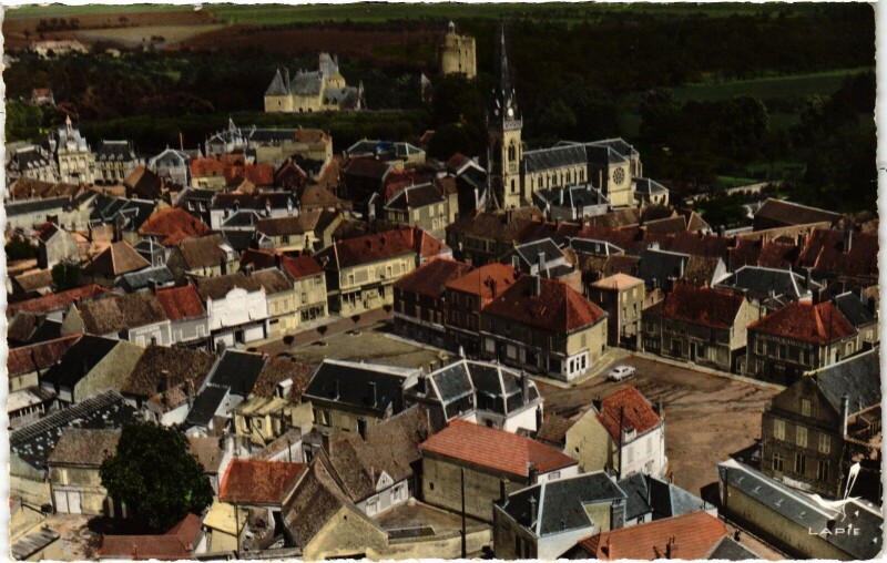 Carte postale ancienne Auneau vue générale