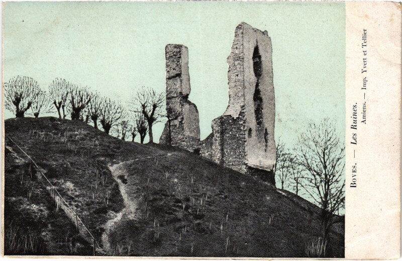 Carte postale ancienne Boves Ruines à Boves