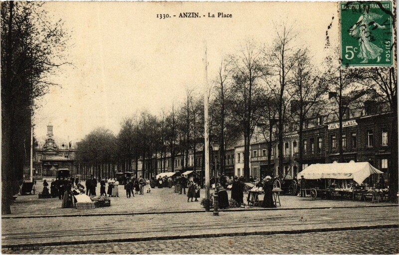 Carte postale ancienne Anzin La Place