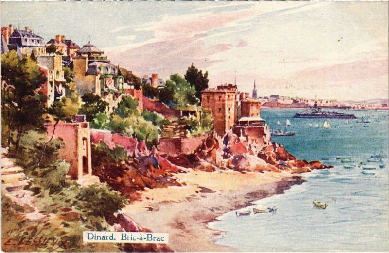 Carte postale ancienne Dinard Bric-a-Brac à Dinard