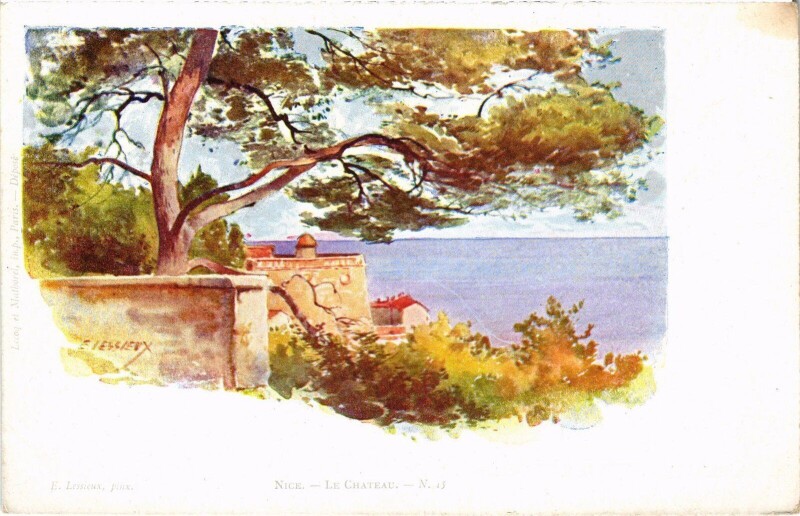 Carte postale ancienne Nice Le Chateau