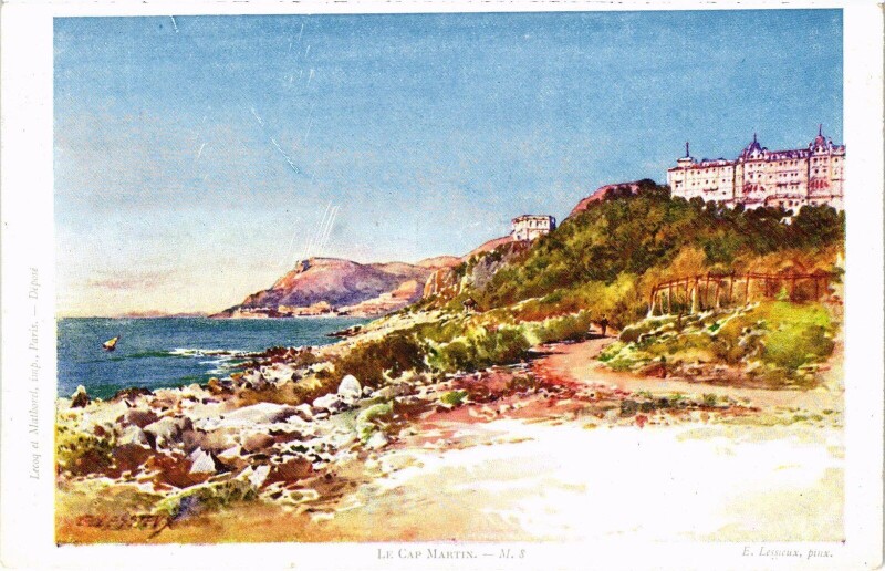 Carte postale ancienne Cap Martin