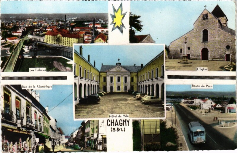 Carte postale ancienne Chagny à Chagny
