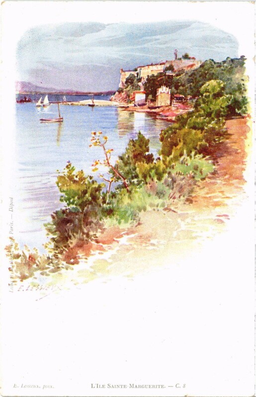 Carte postale ancienne Ile Sainte-Marguerite