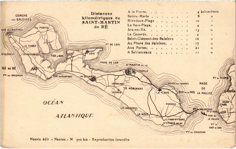 Carte postale ancienne Ile de Ré