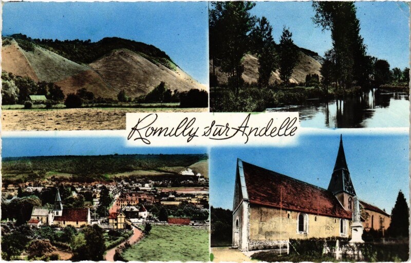 Carte postale ancienne Romilly-sur-Andelle à Romilly-sur-Andelle