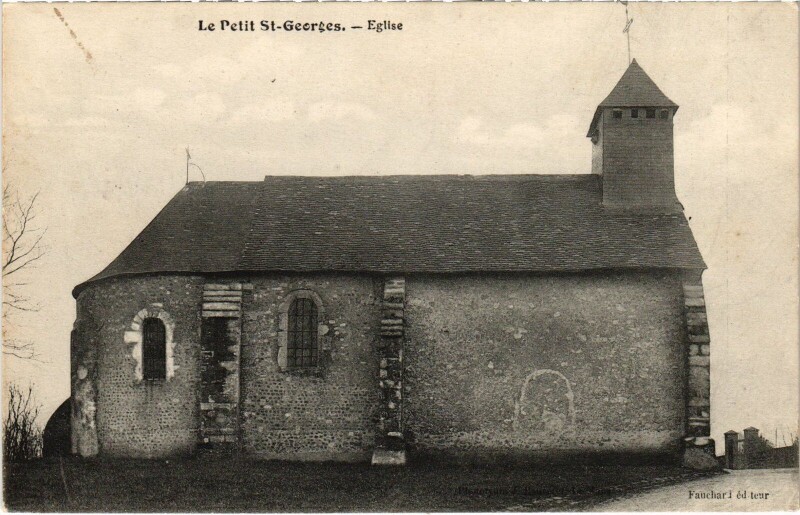 Carte postale ancienne Le Petit Saint-Georges Eglise