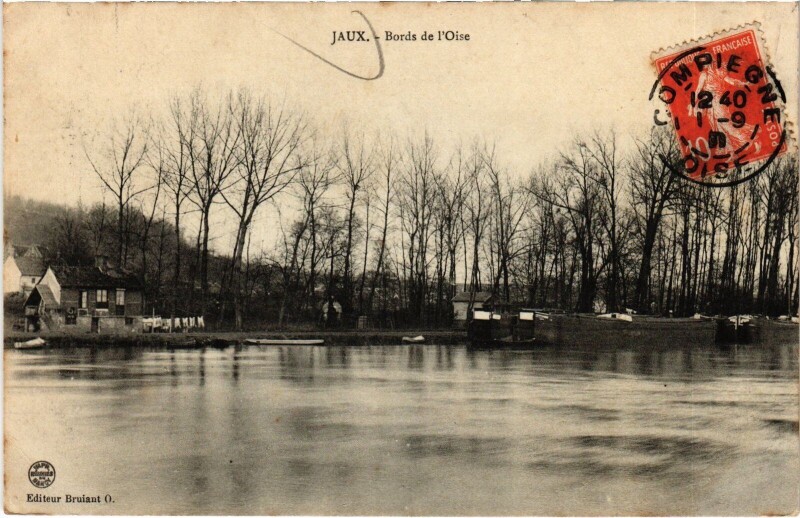 Carte postale ancienne Jaux Bords de l'Oise