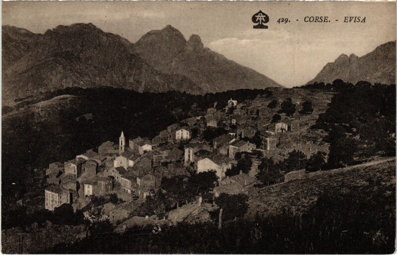Carte postale ancienne Evisa Vue Generale