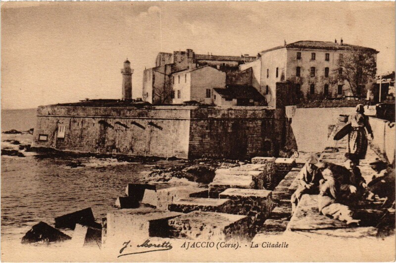 Carte postale ancienne Ajaccio La Citadelle à Ajaccio