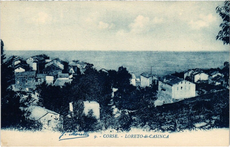 Carte postale ancienne Loreto-di-Casinca Vue Generale à Loreto-di-Casinca