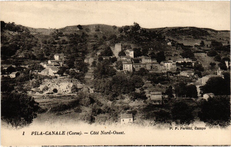 Carte postale ancienne Pila-Canale Cote Nord-Ouest