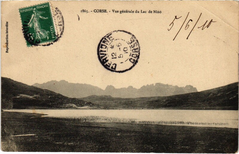 Carte postale ancienne Vue du Lac de Nino