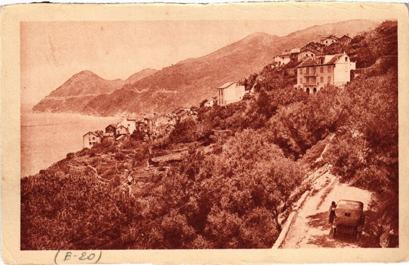 Carte postale ancienne Marinca Hameau de Canari à Canari