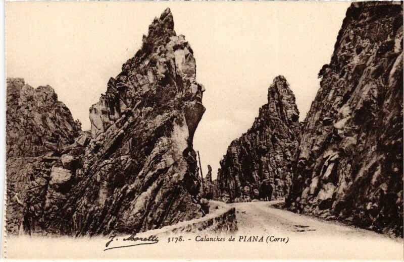 Carte postale ancienne Piana Calanches de Piana