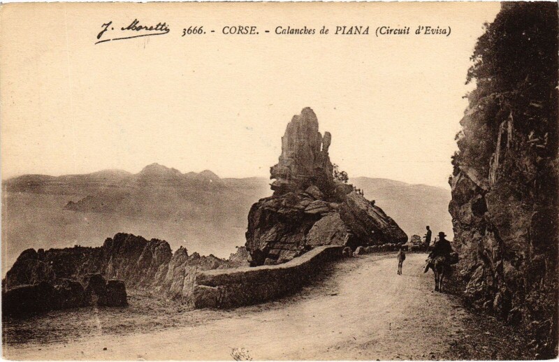Carte postale ancienne Piana Calanches de Piana
