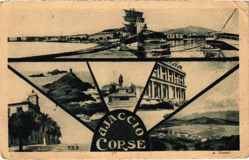 Carte postale ancienne Ajaccio Scenes à Ajaccio