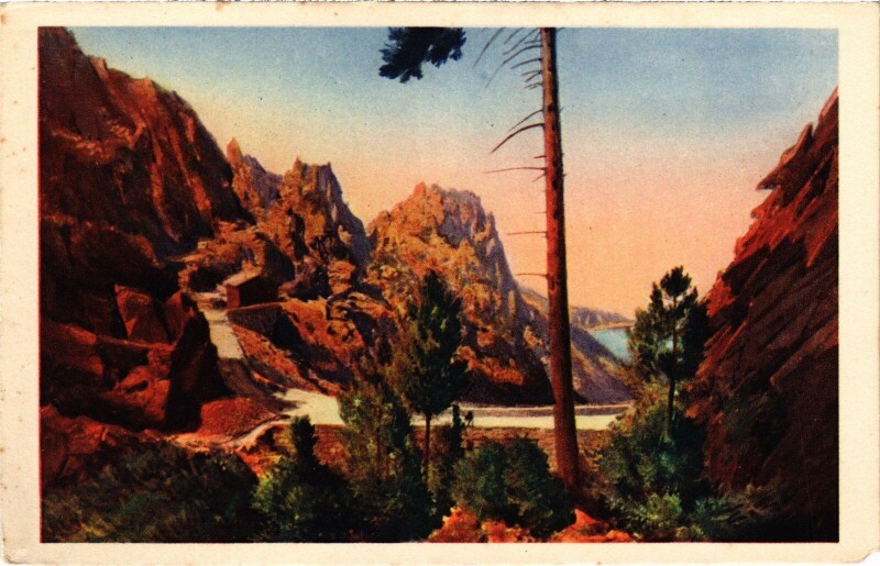 Carte postale ancienne Piana Calanches de Piana