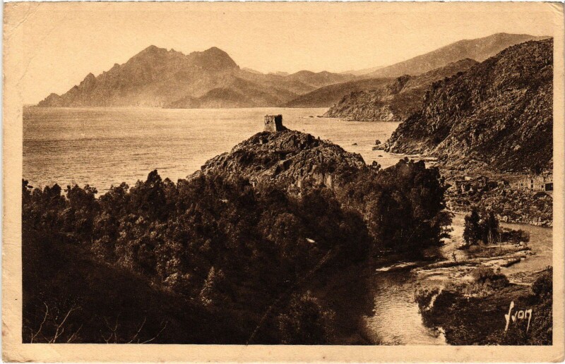 Carte postale ancienne Porto Golfe - Vue Generale