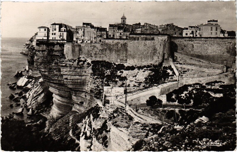 Carte postale ancienne Bonifacio Vue Generale