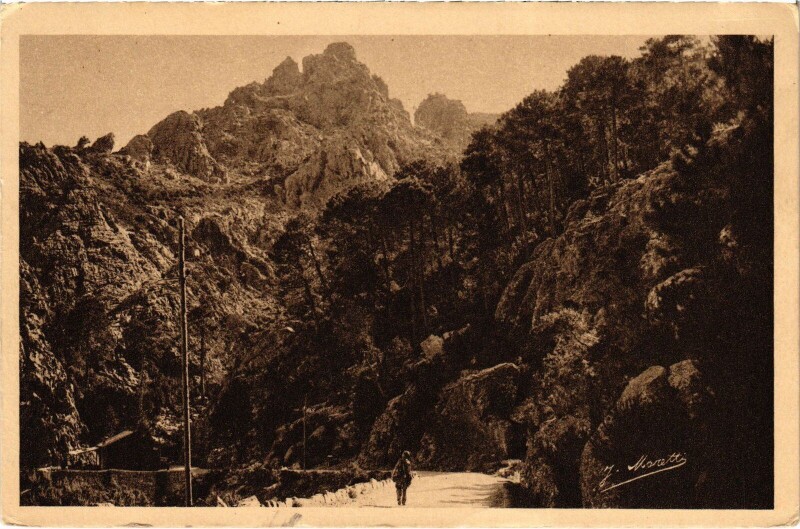 Carte postale ancienne Piana Calanques de Piana