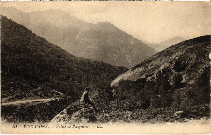 Carte postale ancienne Vizzavona - Vallee de Bocognano