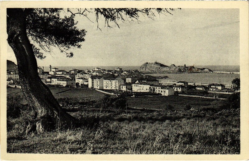 Carte postale ancienne Ile-Rousse Vue Generale
