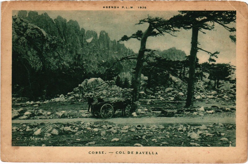 Carte postale ancienne Col de Bavella