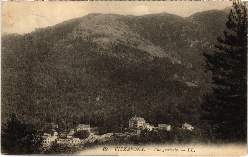 Carte postale ancienne Vizzavona - Vue Generale
