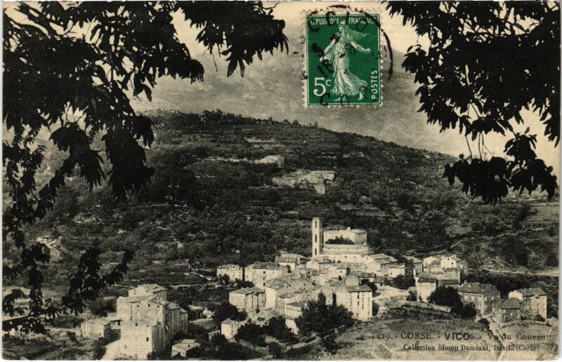 Carte postale ancienne Vico Vu du Couvent