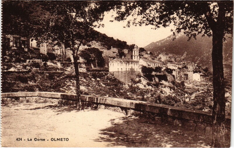 Carte postale ancienne Olmeto Vue Generale