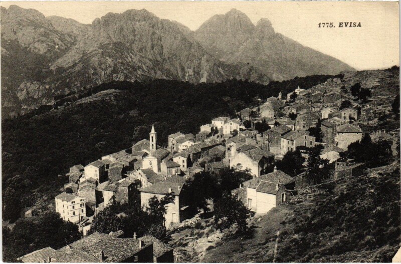 Carte postale ancienne Evisa Vue Generale