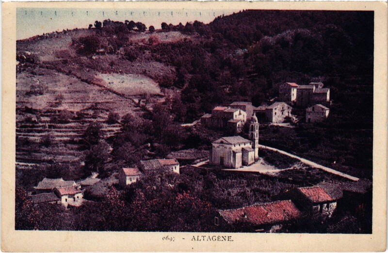 Carte postale ancienne Altagene Vue Generale