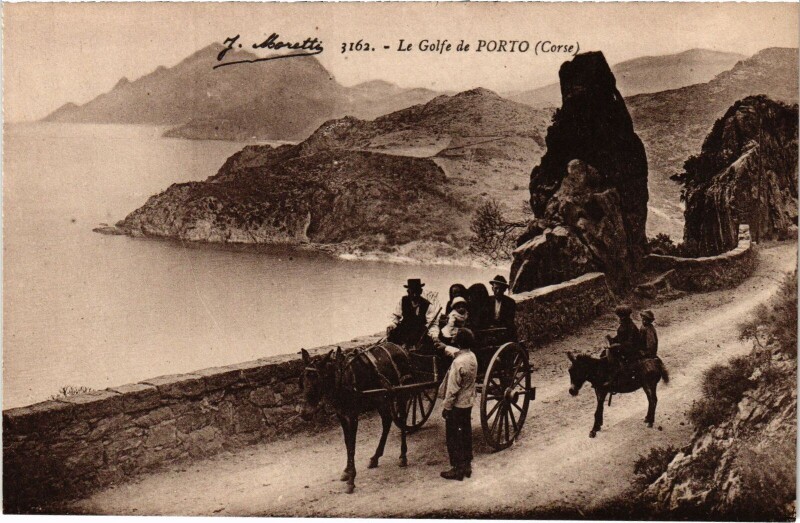 Carte postale ancienne Le Golfe de Porto
