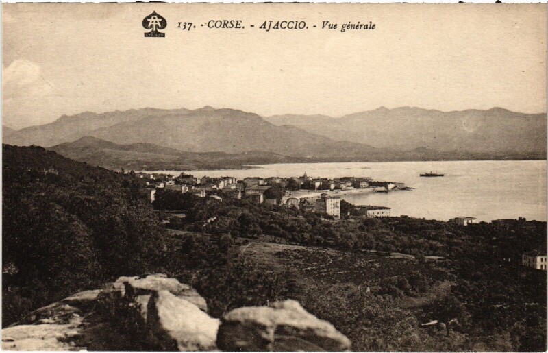 Carte postale ancienne Ajaccio Vue Generale à Ajaccio