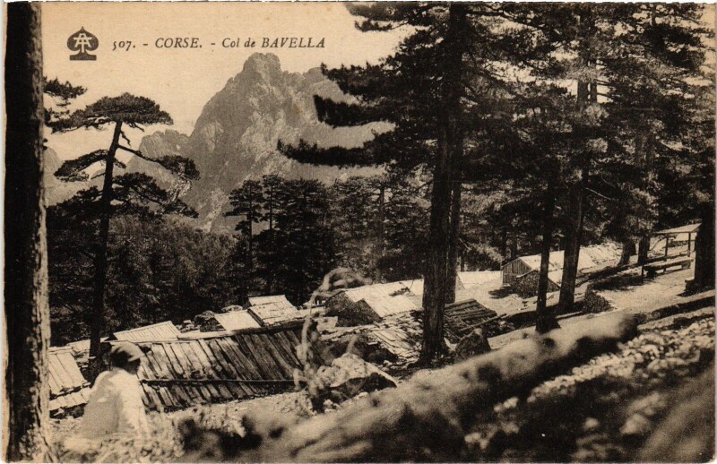 Carte postale ancienne Col de Bavella
