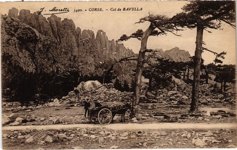 Carte postale ancienne Col de Bavella