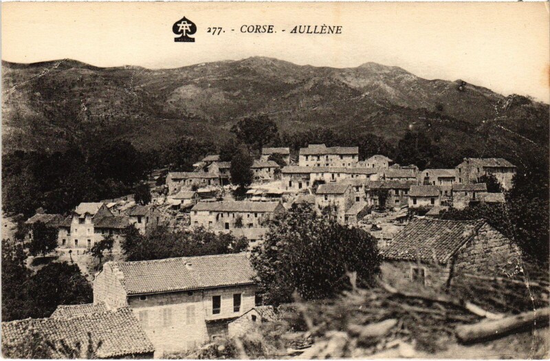 Carte postale ancienne Aullene Vue Generale
